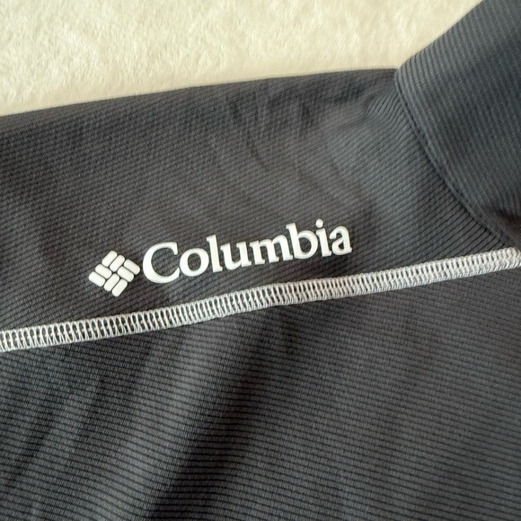 NWT Columbia Golf Men's XL Omni-Wick Shotgun 1/4 Zip Pullover Grey E47 - Picture 2 of 8